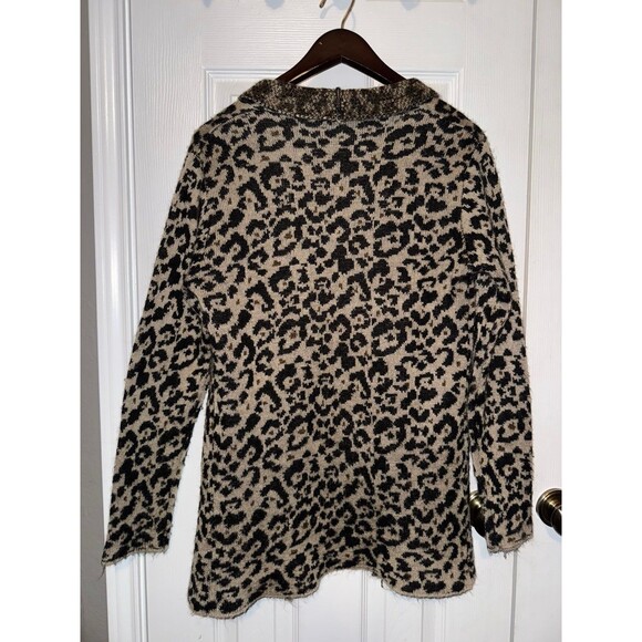 Small Cheetah Print Knitted Cardigan - Picture 4 of 4